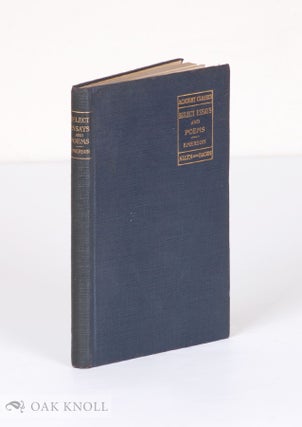Order Nr. 137843 SELECT ESSAYS AND POEMS. Ralph Waldo Emerson
