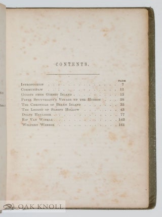 A BOOK OF THE HUDSON: COLLECTED FROM THE VARIOUS WORKS OF DIEDRICH KNICKERBOCKER.
