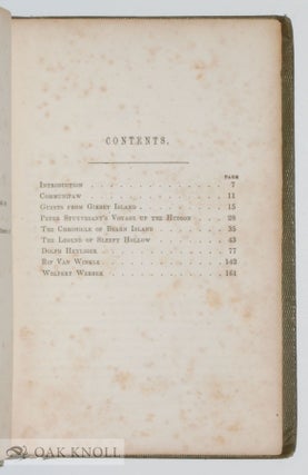 A BOOK OF THE HUDSON: COLLECTED FROM THE VARIOUS WORKS OF DIEDRICH KNICKERBOCKER.