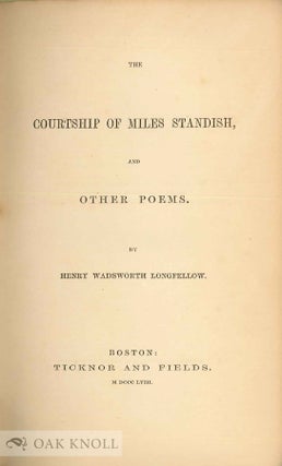 THE COURTSHIP OF MILES STANDISH.
