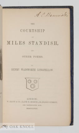 THE COURTSHIP OF MILES STANDISH.