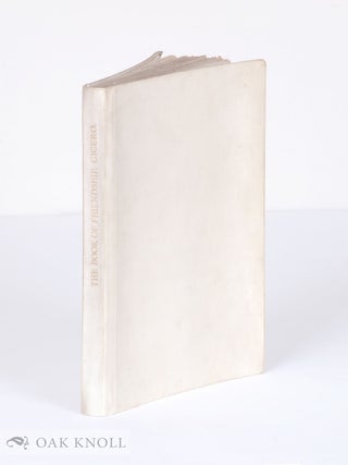 Order Nr. 137865 THE BOOKE OF FREENDESHIP OF MARCUS TULLIE CICERO. Marcus Tullius Cicero