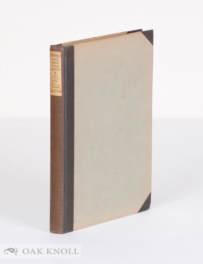 Order Nr. 137877 WINE FROM THESE GRAPES. Edna St. Vincent Millay.