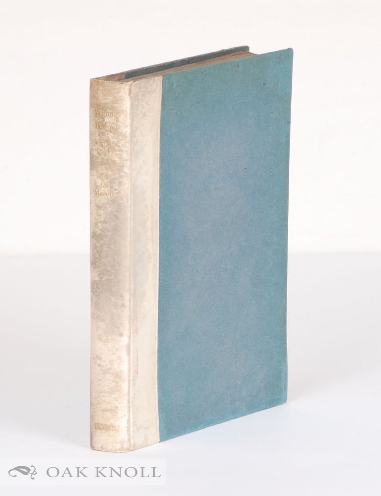 Order Nr. 137882 MELLONEY HOLTSPUR. John Masefield.