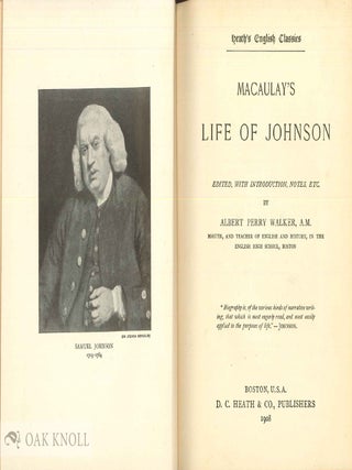 MACAULAY'S LIFE OF JOHNSON.