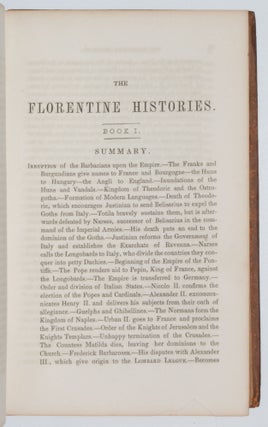 THE FLORENTINE HISTORIES.