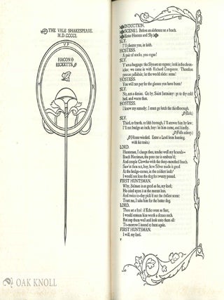 A WITTY AND PLEASANT COMEDY CALLED THE TAMING OF THE SHREW.