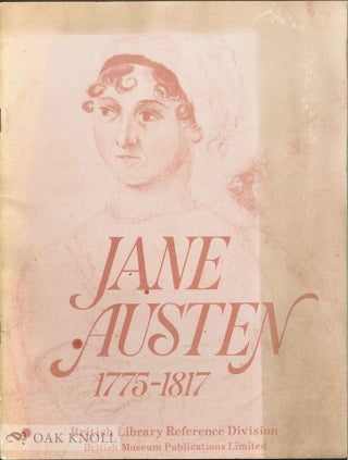 Order Nr. 138165 JANE AUSTEN: 1775-1817. John Barr, Hilton Kelliher