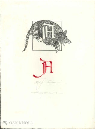 Order Nr. 138193 A print of an Armadillo. Alan James Robinson, Elizabeth Curtis