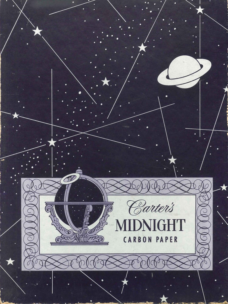 Order Nr. 138234 CARTER'S MIDNIGHT CARBON PAPER [with] CURTIS YOUNG CARBON PAPER.