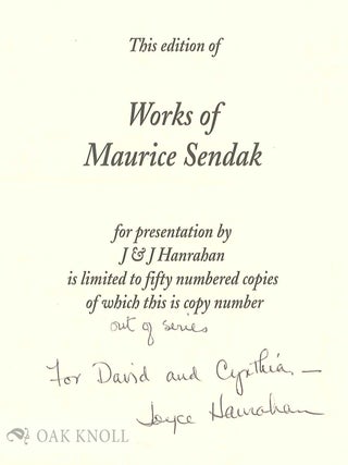 WORKS OF MAURICE SENDAK, 1947-1994, A COLLECTION WITH COMMENTS.