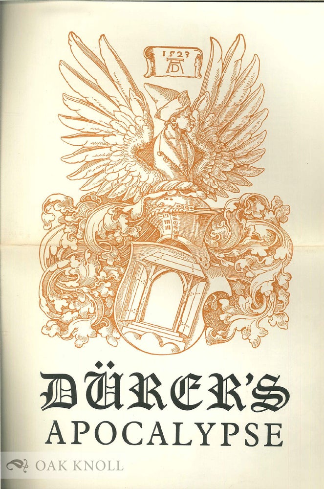 Order Nr. 138305 PROSPECTUS for DÜRER APOCALYPSE. Erwin Panofsky.