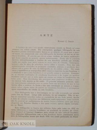 MANUAL BIBLIOGRÁFICO DE ESTUDOS BRASILEIROS.