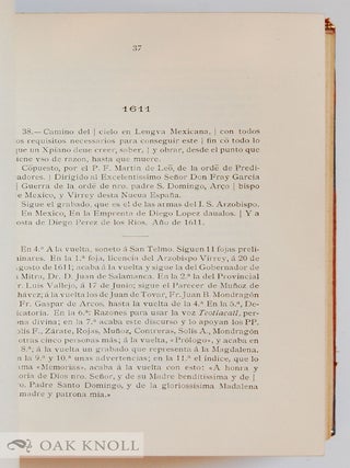 ENSAYO BIBLIOGRÁFICO MEXICANO DEL SIGLO XVII.