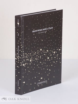 Order Nr. 138365 BIBLIOTHÉQUE MARC LITZLER. Christie's