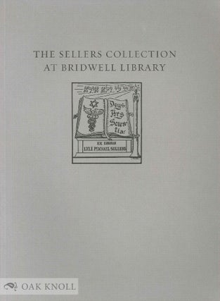 Order Nr. 138373 THE RUTH AND DR. LYLE M. SELLERS COLLECTION AT BRIDWELL LIBRARY. Eric Marshall...