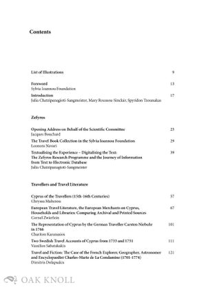 TEXTUALISING THE EXPERIENCE - DIGITALISING THE TEXT: CYPRUS THROUGH TRAVEL LITERATURE (15TH-18TH CENTURIES)