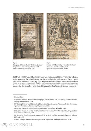 TEXTUALISING THE EXPERIENCE - DIGITALISING THE TEXT: CYPRUS THROUGH TRAVEL LITERATURE (15TH-18TH CENTURIES)