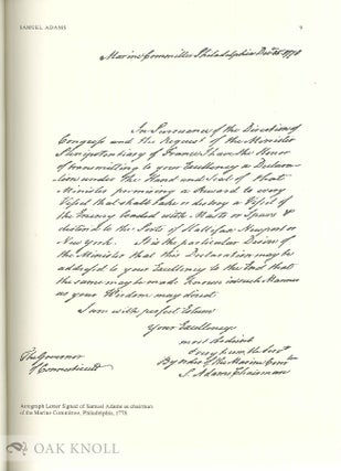 AMERICAN AUTOGRAPHS SIGNERS OF THE DECLARATION OF INDEPENDENCE, REVOLUTIONARY WAR LEADERS, PRESIDENTS. TWO VOLUMES.