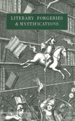 Order Nr. 138459 LITERARY FORGERIES AND MYSTIFICATIONS: AN EXHIBITION. Richard Landon
