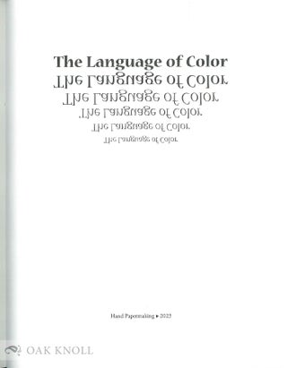 THE LANGUAGE OF COLOR.