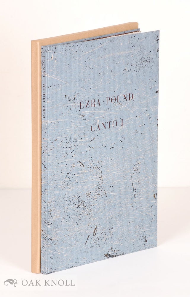 Order Nr. 138515 CANTO I. Ezra Pound.
