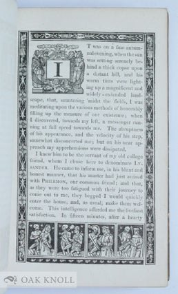 THE BIBLIOMANIA; OR, BOOK-MADNESS; CONTAINING SOME ACCOUNT OF THE HISTORY, SYMPTOMS, AND CURE OF THIS FATAL DISEASE [with] BIBLIOMANIA; OR BOOK-MADNESS; A BIBLIOGRAPHICAL ROMANCE IN SIX PARTS ILLUSTRATED WITH CUTS.