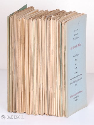 Order Nr. 138577 A Large Assortment of sixty-one Merwin-Clayton Sales Company Auction Catalogues