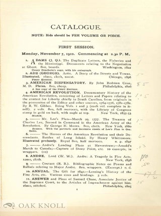 A Large Assortment of sixty-one Merwin-Clayton Sales Company Auction Catalogues.