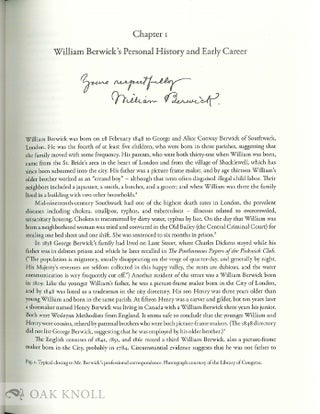 YOURS RESPECTFULLY, WILLIAM BERWICK: PAPER CONSERVATION IN THE UNITED STATES AND WESTERN EUROPE, 1800 TO 1935.