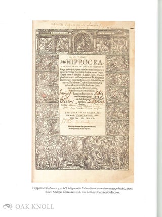 THE ART AND SCIENCE OF HEALING: FROM ANTIQUITY TO THE RENAISSANCE.