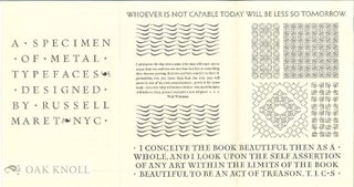 VISIONARIES & FANATICS: AND OTHER ESSAYS ON TYPE DESIGN, TECHNOLOGY, & THE PRIVATE PRESS.