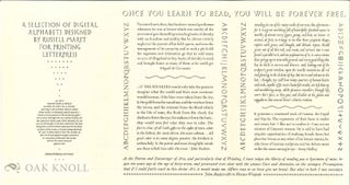 VISIONARIES & FANATICS: AND OTHER ESSAYS ON TYPE DESIGN, TECHNOLOGY, & THE PRIVATE PRESS.