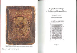 COPTIC BOOKBINDINGS IN THE PIERPONT MORGAN LIBRARY.