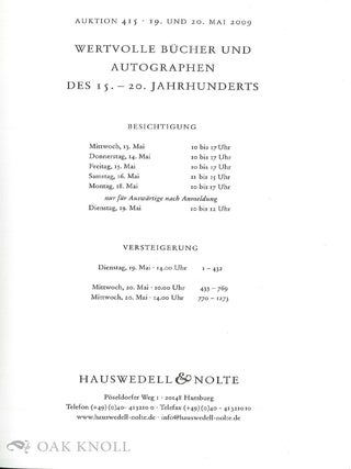 A Large Assortment of Hauswedell & Nolte Auction Catalogues.