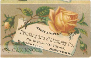 Order Nr. 138649 THE MERCANTILE PRINTING AND STATIONERY CO