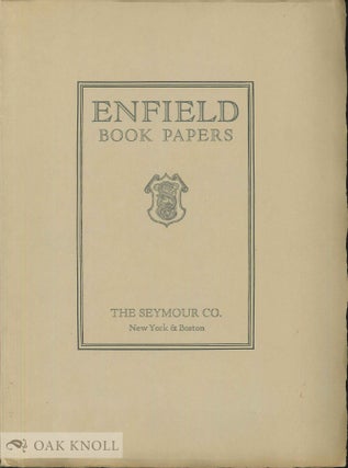 Order Nr. 138658 ENFIELD BOOK PAPERS