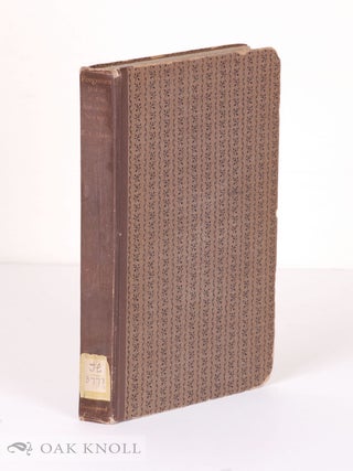 Order Nr. 138664 FORGOTTEN BOOKS OF THE AMERICAN NURSERY, A HISTORY OF THE DEVELOPMENT OF THE...