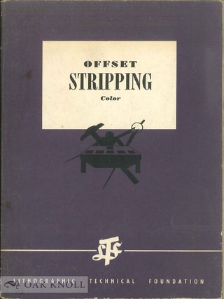 Order Nr. 138690 COLOR STRIPPING FOR OFFSET LITHOGRAPHY. Bernard R. Halpern