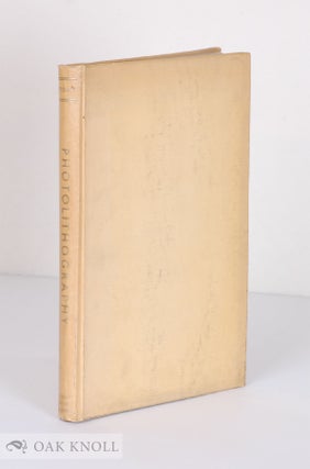 Order Nr. 138786 PHOTOLITHOGRAPHY. Bruce E. Tory