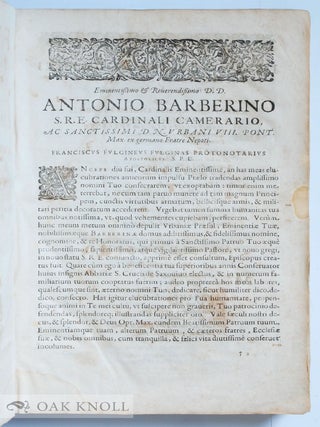 FRANCISCI FULGINEI PROTONOTARII APOSTOLICI, & IN EADEM CATHEDRALI ECCLESIA VICARII GENERALIS TRACTATUS DE JURE EMPHYTEUTICO IN QUO QUAESTIONES OMNES QUAE AD MATERIAM SPECTANT, TITULIS APTE DISTINCTIS ADAMUSSIM DISCUTIUNTUR ET ENUCLEANTUR.