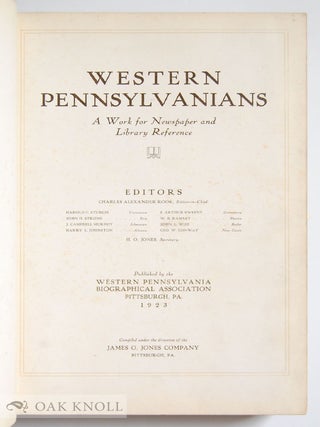 WESTERN PENNSYLVANIANS.
