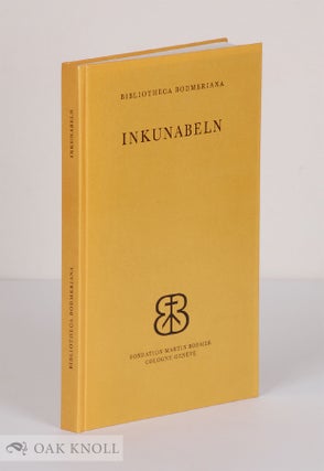 Order Nr. 139141 INKUNABELN DER BODMERIANA. Helene Büchler-Mattmann