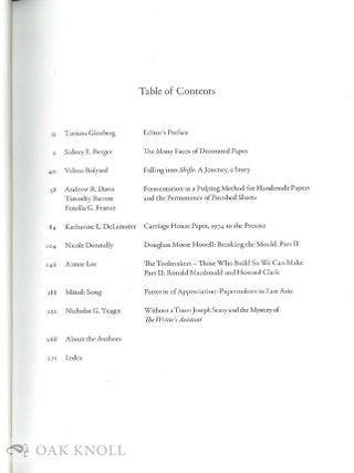 PAPERMAKER’S TEARS: ESSAYS ON THE ART AND CRAFT OF PAPER, VOL. 2