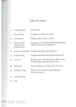 PAPERMAKER’S TEARS: ESSAYS ON THE ART AND CRAFT OF PAPER, VOL. 2