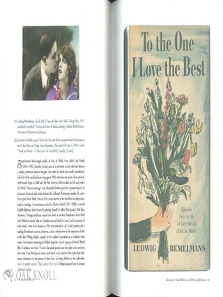 COVERED WITH VINES: THE MANY TALENTS OF LUDWIG BEMELMANS: THE JEAN JOHNSON KISLAK COLLECTION