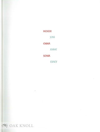 HESTER . EMMA . SONIA.
