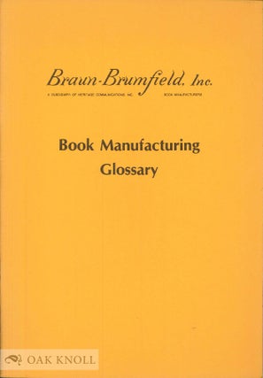 Order Nr. 139321 BOOK MANUFACTURING GLOSSARY