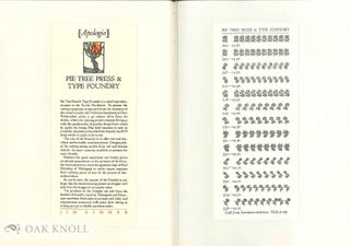 JIM RIMMER’S PIE TREE PRESS & TYPE FOUNDRY