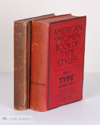 Order Nr. 139391 AMERICAN SPECIMEN BOOK OF TYPE STYLES COMPLETE CATALOGUE OF PRINTING MACHINERY...